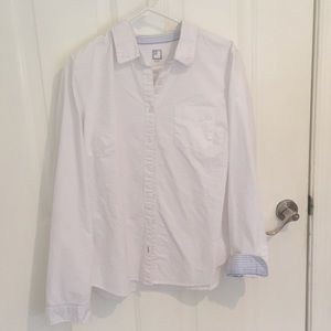 White women’s button down